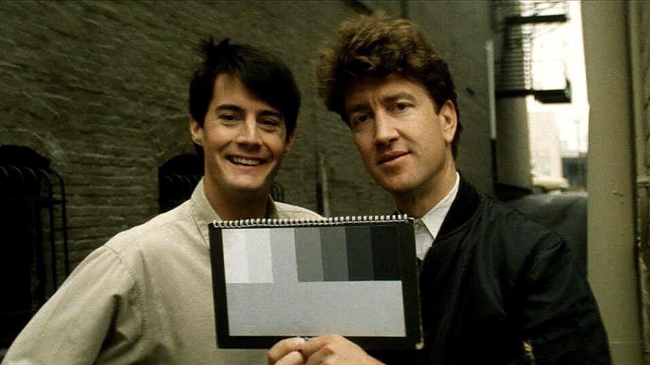 Kyle MacLachlan and David Lynch on the Set of Blue Velvet in 1986